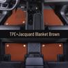 Eco-friendly, odorless, non-slip, wear-resistant TPE car mats for Zeekr 01, fully enclosed and integrated molding.