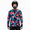 Hot Selling Men's Motocross Jersey Breathable Mesh Splicing Long Hole Vent Long Sleeve Loose Fit DH MTB Mountain Bike Racing Top
