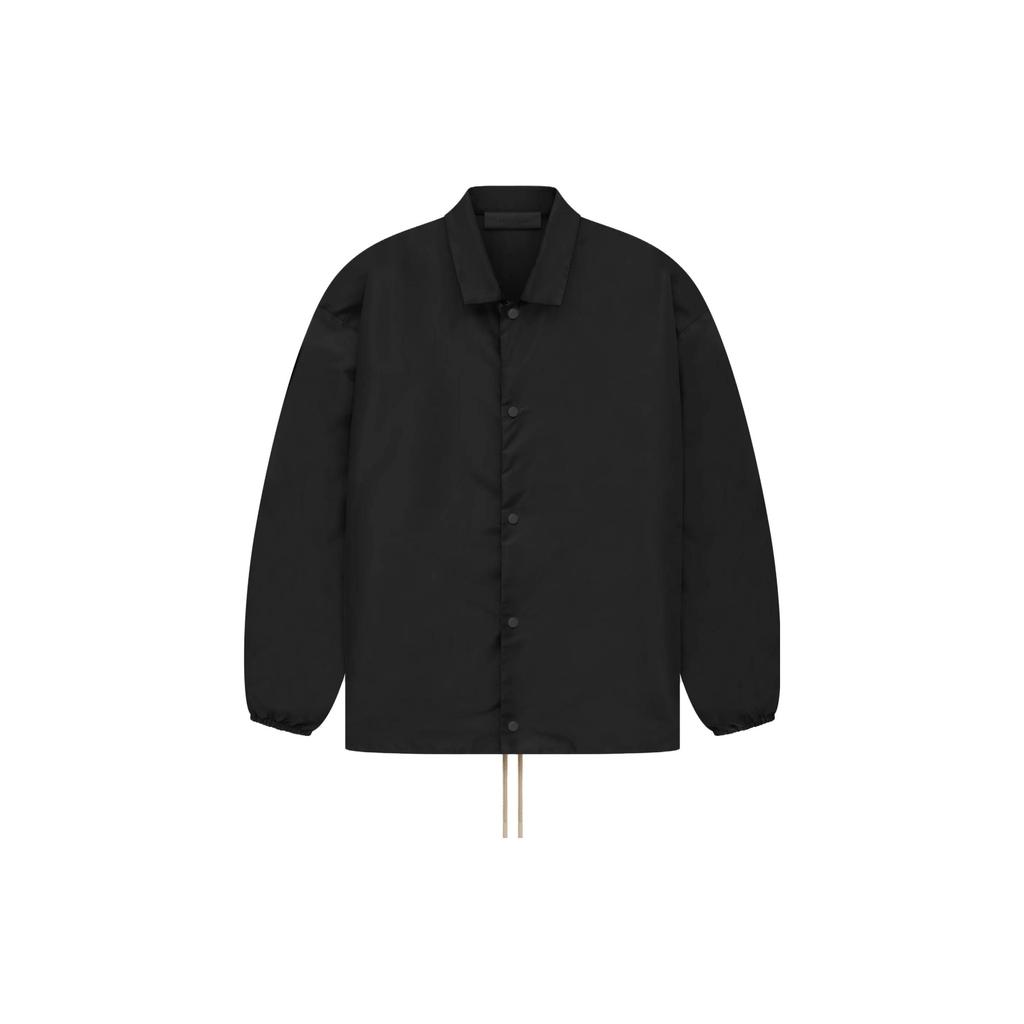 Fear of God Essentials Coaches Jacket Black Men Outerwear 202SP232010F