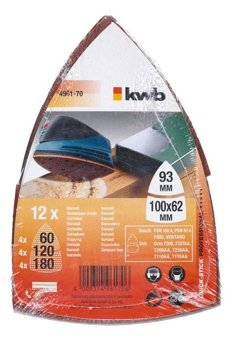 Disques Abrasifs Triangulaires 100 Grain - Leroy Merlin