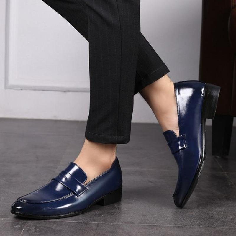 Leichte niedrige Absatzatmungsaktive Schlupfschuhe Herren Formelle Schuhe 2026 Trend Büro Neu Italienisches Echtes Leder 39 Gesellschaftsschuh Herren