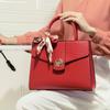 Mother's bag for wedding 2024, new model, elegant and classy, genuine leather red handbag for middle-aged women, mother-in-law's wedding handbag