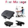 Verstellbare neigbare Fußstütze unter dem Schreibtisch Ergonomisches Massagegerät Multifunktionale Fußablage Fußhocker Home Office Gesundheitswesen Schwarz 45x35cm