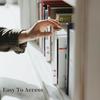 10 pcs Vinyl Record Dividers 7.9 Inches White Double-Side Plastic Record Organizer for 7 Inch Vinyl DVD Record Organization