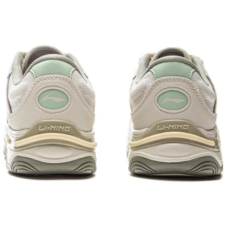 New LiNing Future Flow Coverage Slip Resistant And Abrasion Resistant Low Top Skateboard Shoes Women's White AGCV008-1