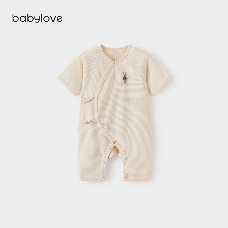 Летний дышащий хлопковый комбинезон Babylove для новорожденных 66