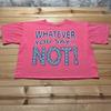 Vintage 90s Whatever You Say NOT! Sassy Cropped Graphic T-Shirt USA - One Size Unisex T-Shirt