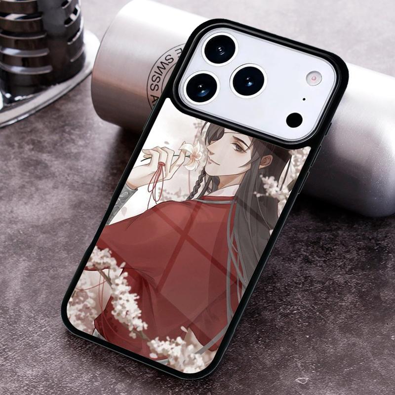 Chinese Style Tian Guan Ci Fu Phone Case For iPhone 17 16 15 14 13 12 11 Pro Max Plus 17Air Soft Silicone Cover