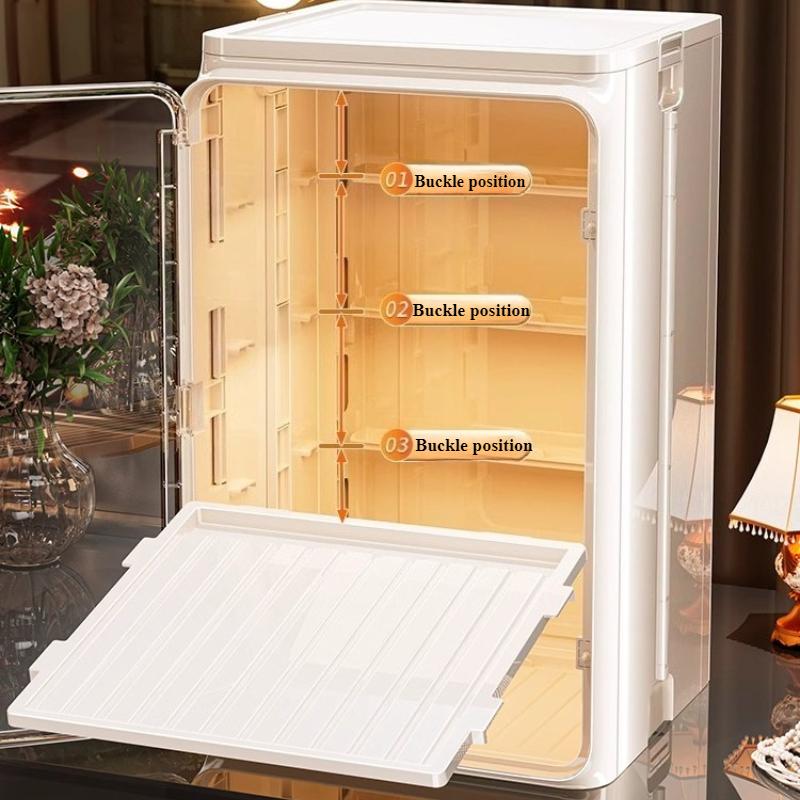 Cosmetic Storage Box Desk Lipstick Powder Dust-proof Storage Rack Large Capacity Perfume Skin Care Dressing Table Organizer Box