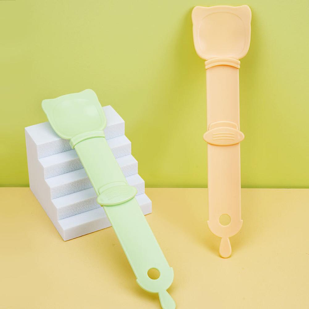 Katzenstreifen-Fütterungslöffel für nasse, halbflüssige Lebensmittel Katzenstreifen-Quetschlöffel Futterzubehör für Haustier-Snacks