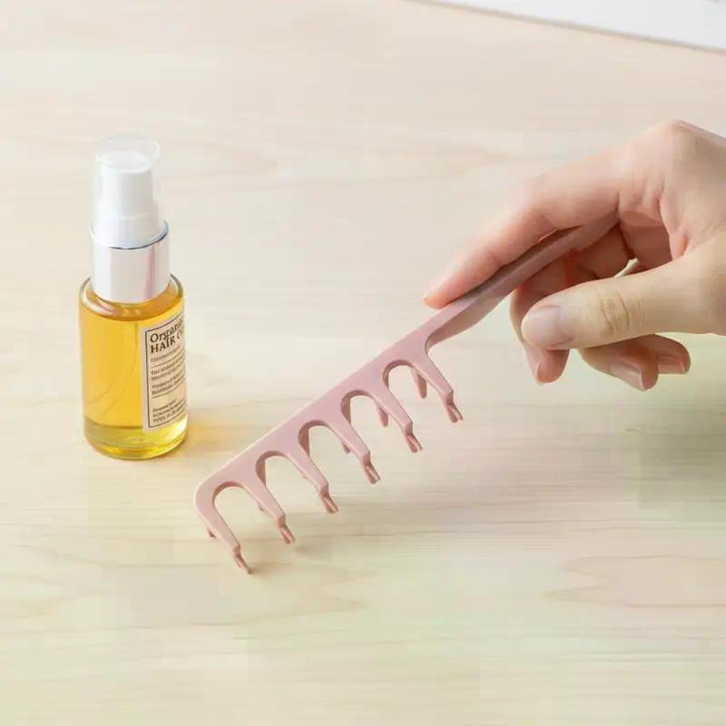 Wide Tooth Hair Styling Comb Volumizing Seam Comb for Fluffy Bangs Root Lifting Salon Home Use
