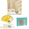 Wooden Geometry Puzzle Board With Creative Magnetic Pegs For Toddlers Learning And Development