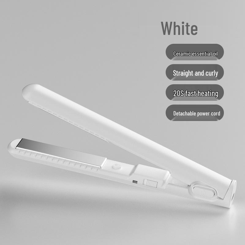 New USB Plug-in Mini 2-in-1 Straightener & Curler белый