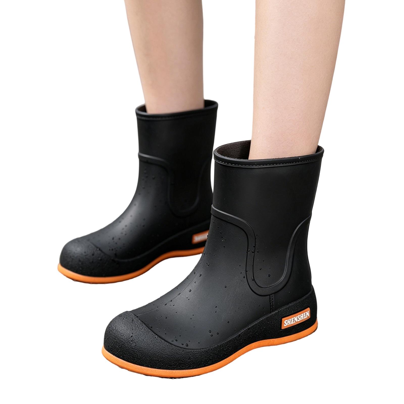Short Rain Boots for Women - Height Rain Shoes 36