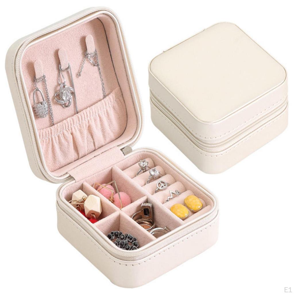 Organizer Display Storage Box Compact for Necklace Ear Studs