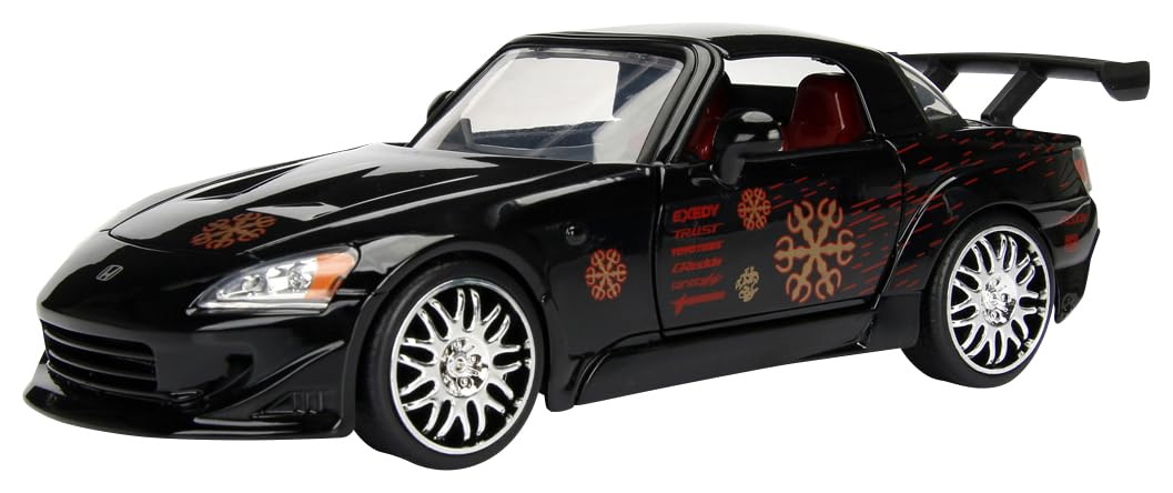 

Kyosho Jada Toys Fast Furious Series Scale Honda S2000 Black Finished Model JADA99541 & 1/24 F&F (Johnny Tran)