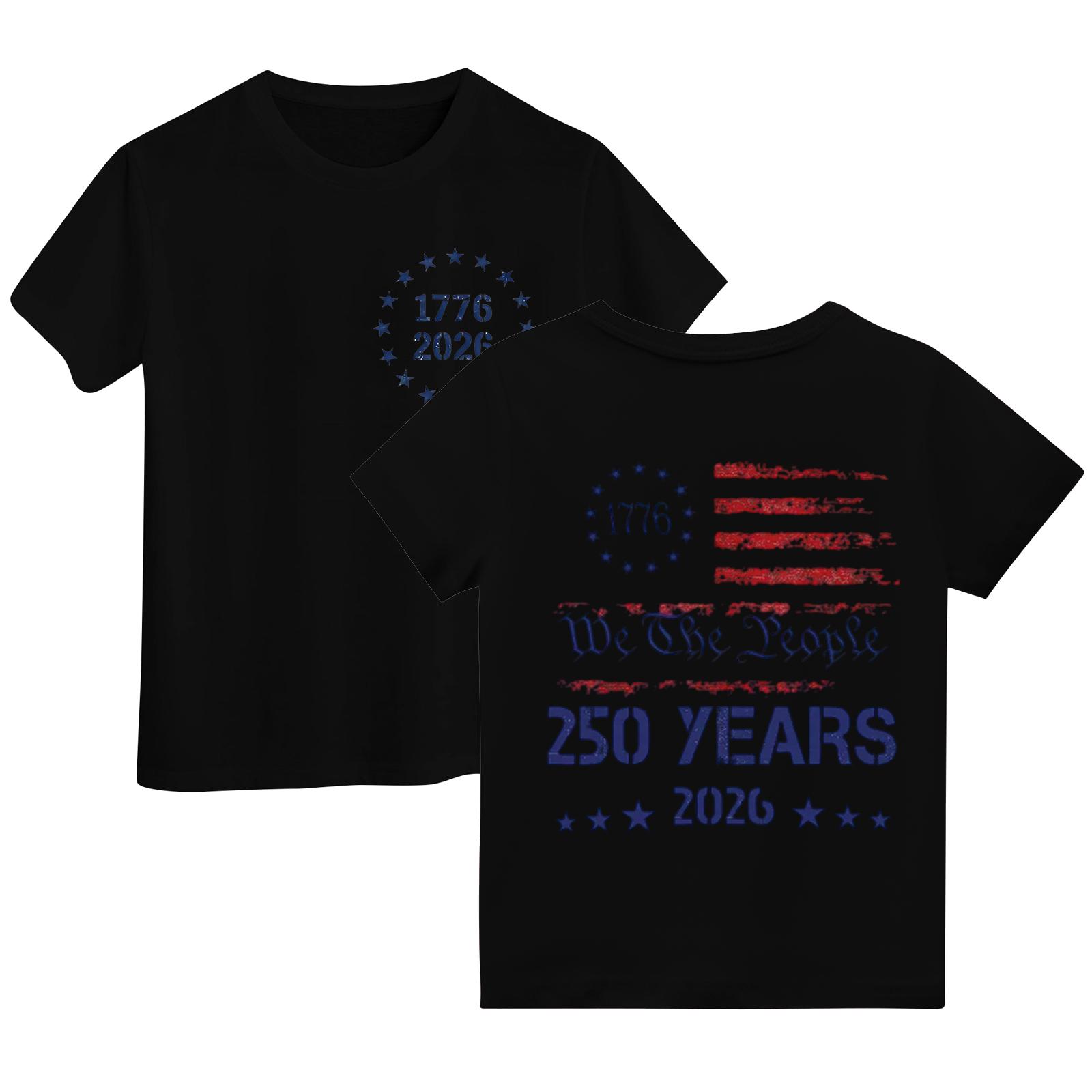 

Повседневная модная футболка с коротким рукавом и круглым вырезом 100 чёрный