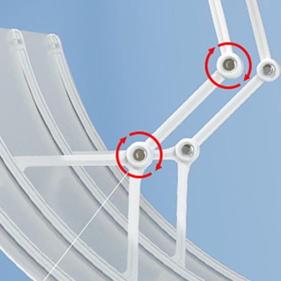 Air Conditioning Baffle Deflector Adjustable Simple Installation Universal Window Air Conditioners Windshield Anti-Wind Baffles Wind Guide