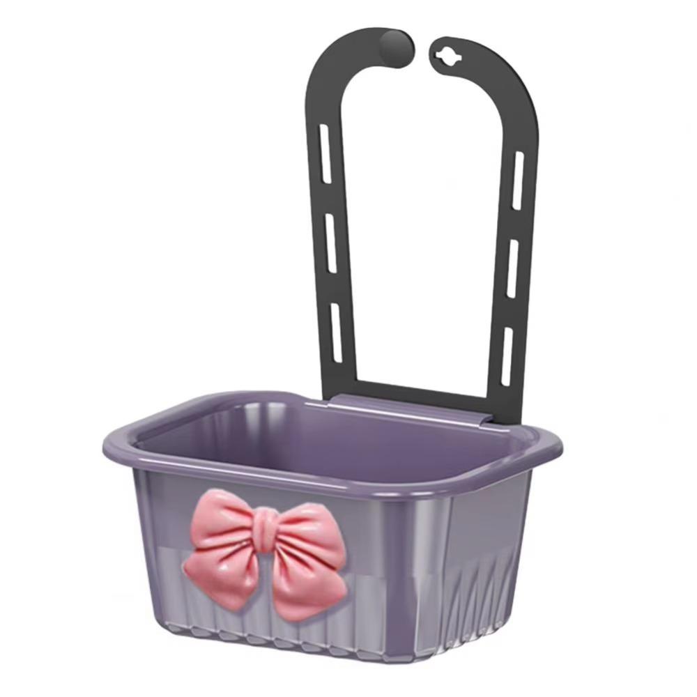 

Quickly Drain Sink Hanging Strainer Basket Detachable Fruit Clean Filter Rack Kitchen Accessories фіолетовий