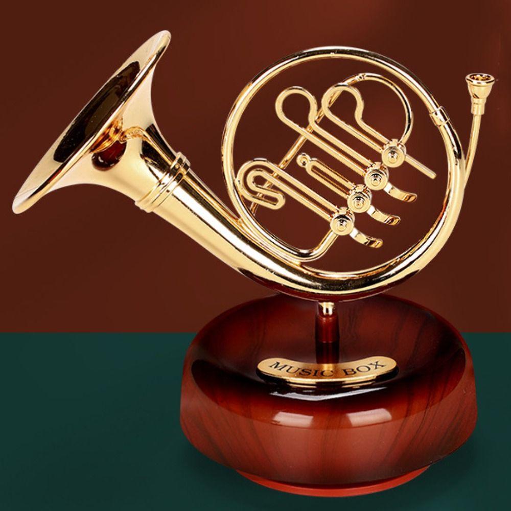 

Имитационный инструмент, музыкальная шкатулка, модель скандинавской гитары, украшения, простая вращающаяся музыкальная шкатулка, домашний декор