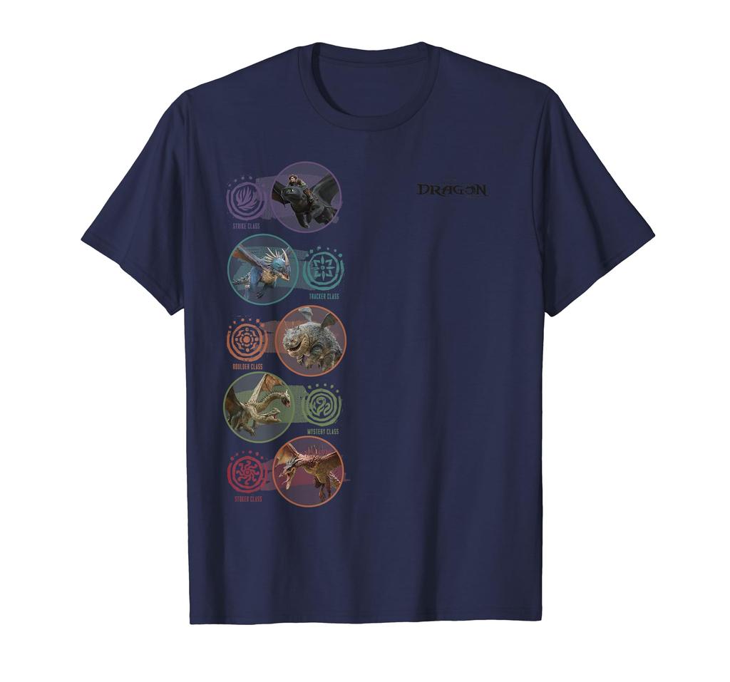 DreamWorks How To Train Your Dragon Class Types T-Shirt