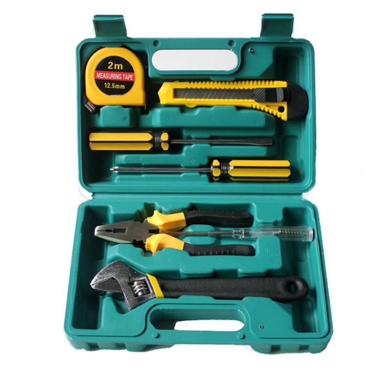 8-piece Set 9-piece Set 12-piece Set 16-piece Set Car Home Dual-purpose Combination Toolbox Car Hardware Tool Set Gifts