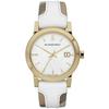 BU9110 Leather White Large Check Women's Watch