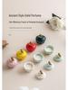 Ancient Style 25g Butterfly Ceramic Jar Solid Perfume Balm - Perfect for Cultural and Creative Events or as a Souvenir Gift 