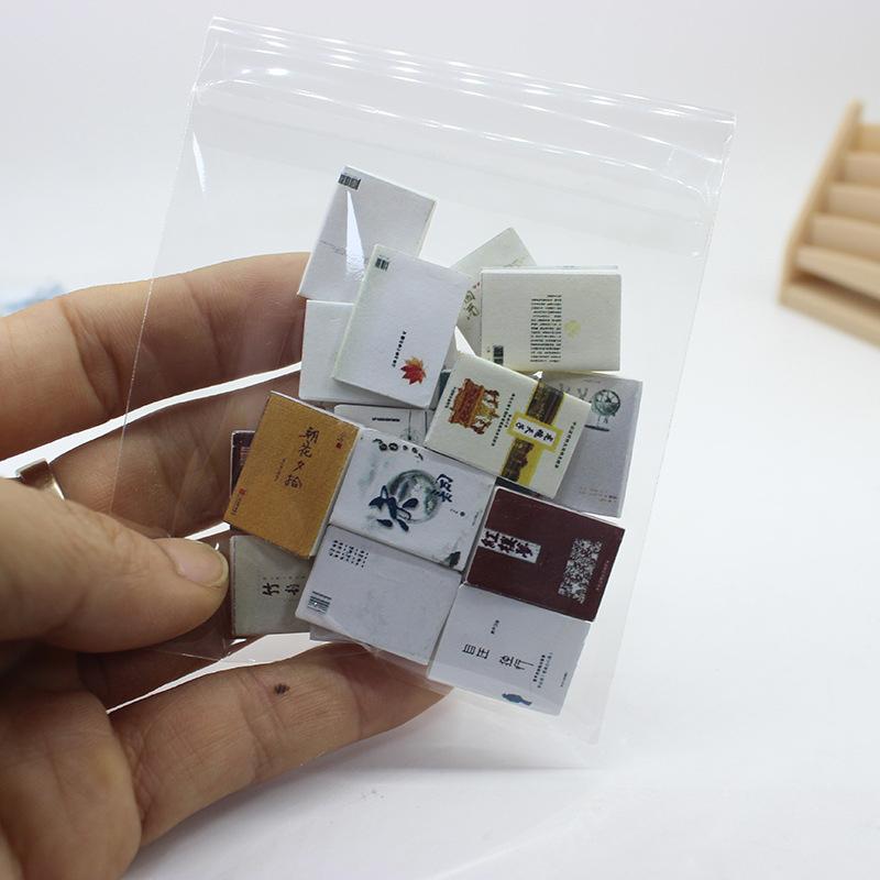 20 buc 1:12 Cărți în miniatură pentru casă de păpuși, carte de benzi desenate, cărți mici, mini model pentru copii, jucării de prefă, accesorii pentru casă de păpuși