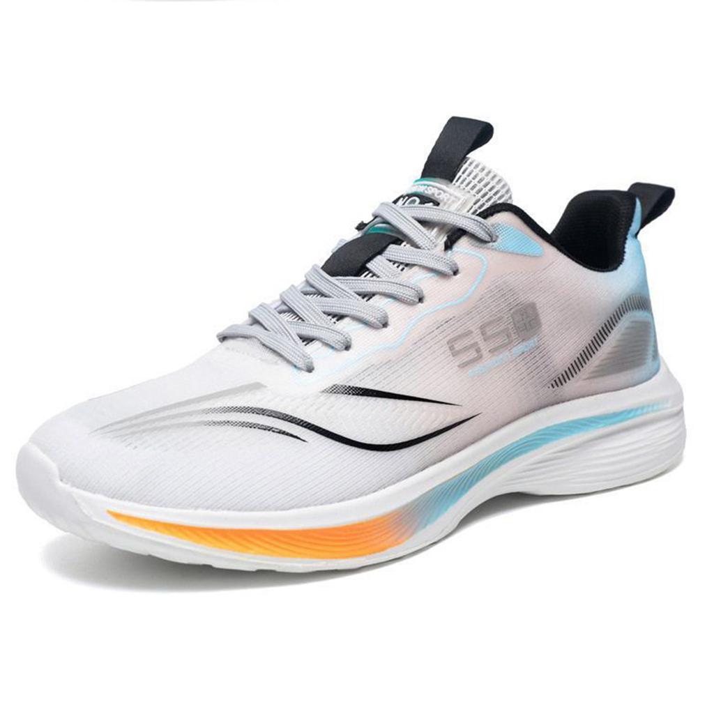 Men Running Shoes Mesh Breathable Casual Men Shoes Light Soft Thick Sole Athletic Walking Jogging Fitness Sneakers Size 39-46