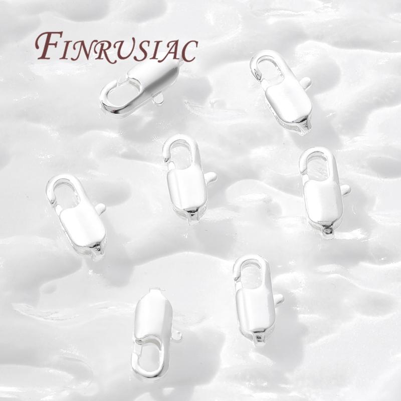 18K Gold Plated Lobster Clasp For Jewelry,Fasteners For Bracelets Accessories,Connector Clasps Findings For DIY