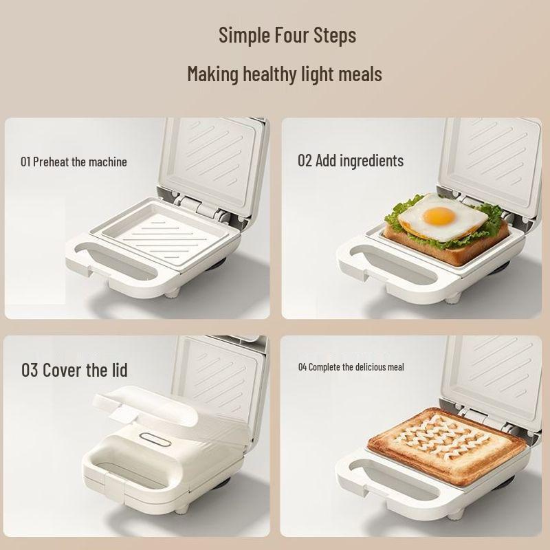 Multifunctional Breakfast Sandwich Maker & Toaster