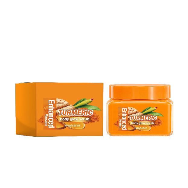 Turmeric Brightening Body Scrub Gentle cleansing body scrub for soft and smooth skin 280g