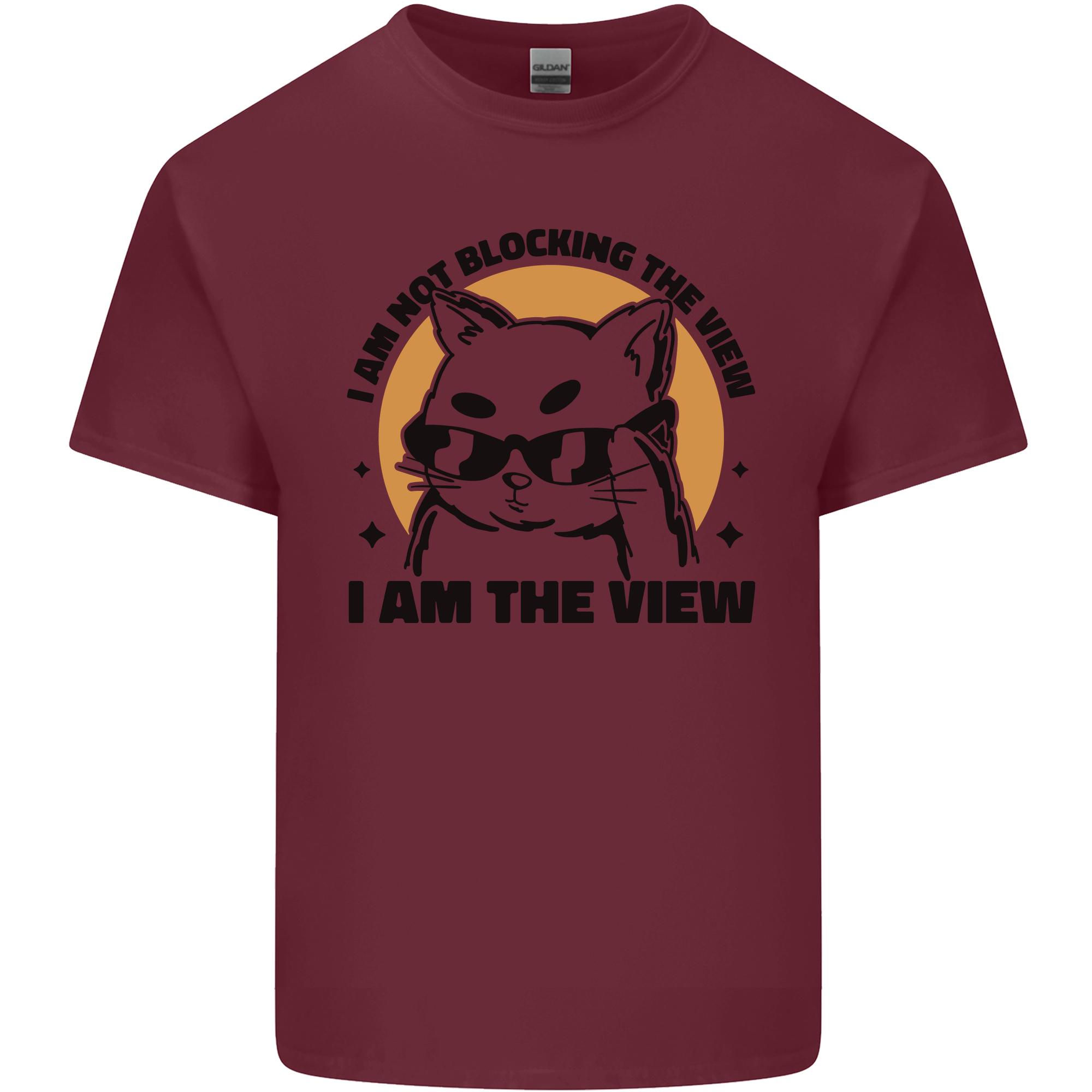 I am the View Funny Cat Unisexs Light Cotton TShirt S