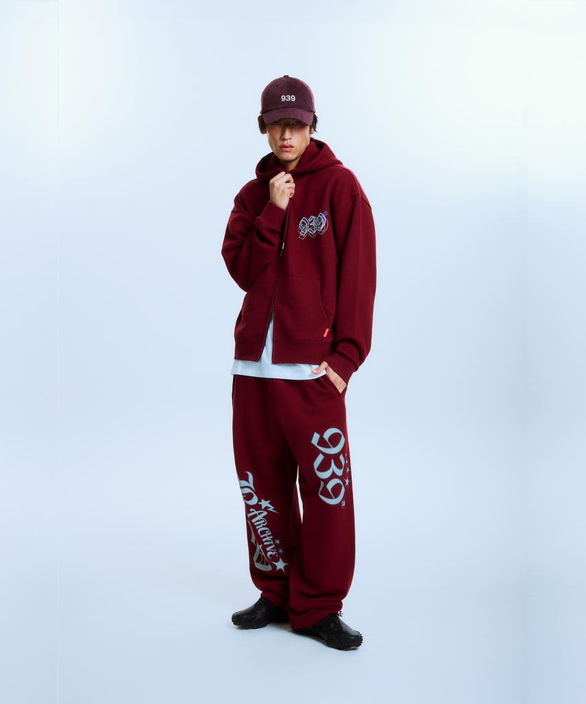 Akaibeuboldeu Ab Stance Sweat Pants (Burgundy)