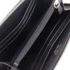 JIMMY CHOO Zip Around Purse Star studs black leather/Rhinestone Women Used