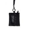 Solid Color Hanging Neck Coin Purse Oxford Cloth Small Storage Bag Hanging Neck Wallet  Zipper Bag