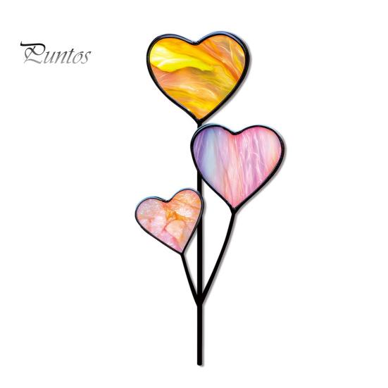 Colorful Yard Stakes Planter Insert Stake, Double-Sided, Flower Pot Decor Metal Art Ornaments Insect Animal Stake for Plant Pots Bed Decoration