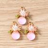 Cherry Blossom & Animal Charm Set: 10pcs for Earrings, Bracelets, Necklaces, Keychains