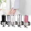 Hanging Foam Wall Soap Dispenser Chrome Coating Hotel Home Bathrooms Supplies