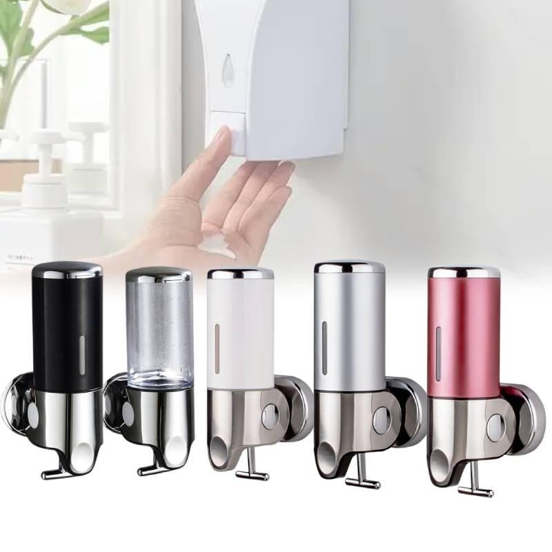 Hanging Foam Wall Soap Dispenser Chrome Coating Hotel Home Bathrooms Supplies
