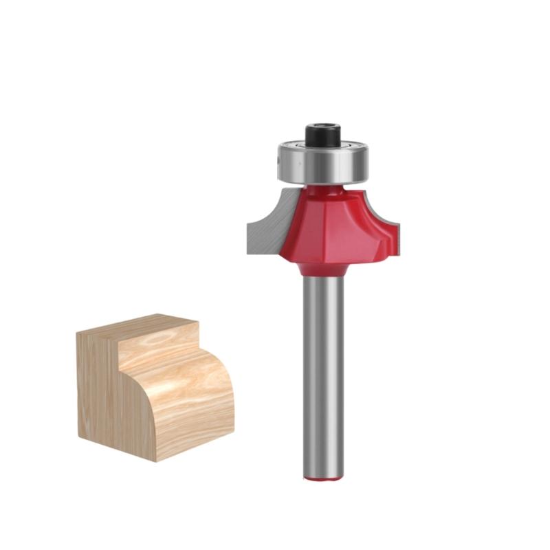 1/4inch Shank Bearing Corner Round Router Bit Trimming Cutter Trimming Machine Milling Cutter Woodworking Accessories