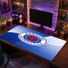 Tappetino Mouse Tema Rangers FC, Design Logo Calcio Tappetino da Scrivania XXL per Gaming Antiscivolo Tappetino Mouse per Computer