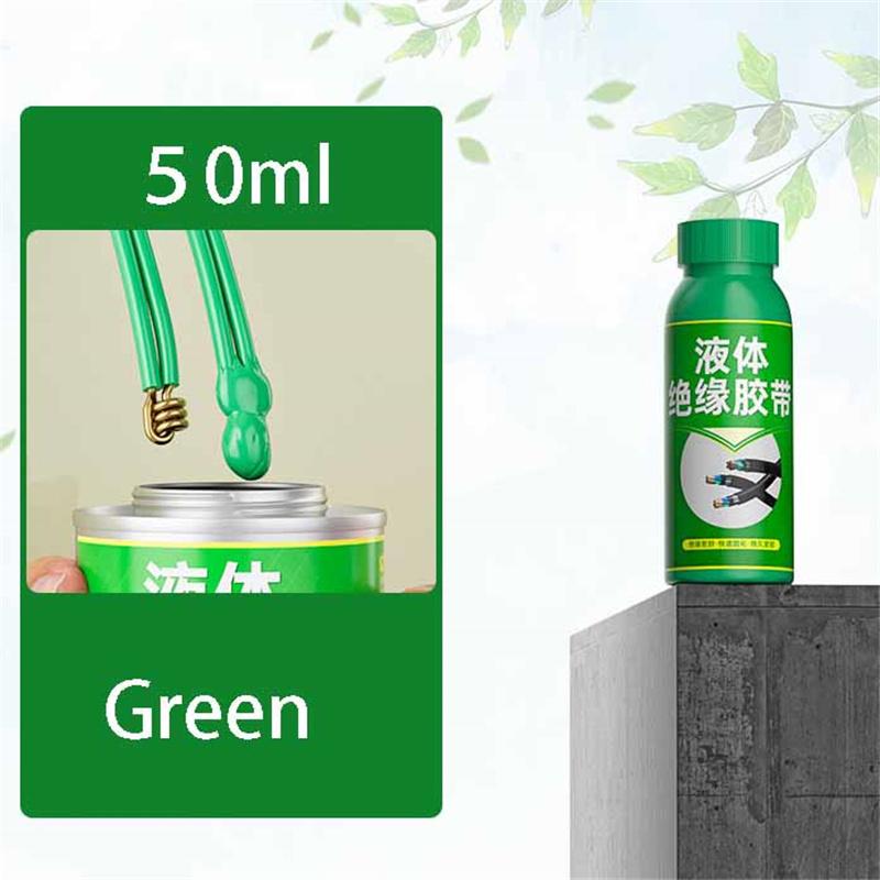 Liquid Electrical Tape Waterproof Sealant for Wires & Data Cables Insulating Flame Retardant Heat Resistant Anti-Leakage Flexible Rubber Coating