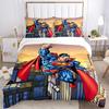 3pcs Superman Cover Set,Soft Comfortable Duvet Cover,Guest Room (1*Duvet Cover + 2*Pillowcases, Without Core) yy251024120