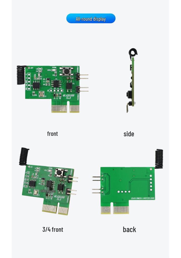 DC3V Mini Kabelloser Fernschalter für Computer- und Lichtsteuerung