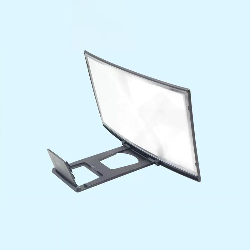 12 Inch Large Screen 3D Hd Amplifier Curved Screen Mobile Phone Screen Magnifier Smartphone Video Amplifier Stand Holder
