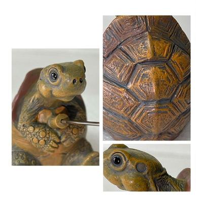 Miniatur-Gartenschildkröten-Statuen Harz-Tierfiguren für Außenrasen-Gartendekorationen Nordische Tisch-Mittelstücke Geschenk