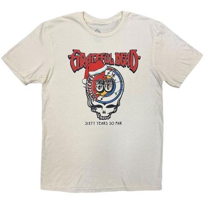 Grateful Dead Unisex Erwachsenen Stealie Weihnachtsmannmütze T-Shirt