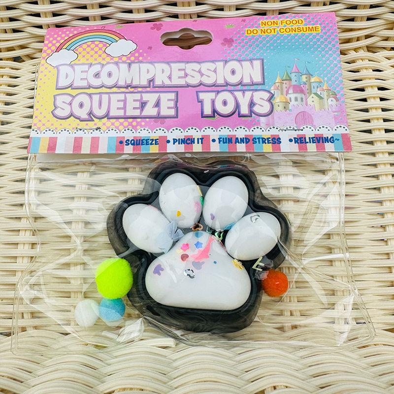 

Милая забава с щипками, Супермягкая лапа большой кошки, Флокированное восстановление, Снятие стресса, Нетоксичная, Креативная игрушка для выпускания эмоций